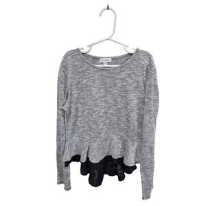 5/$20 Gray Long Sleeve  Blouse - Lovefire - M